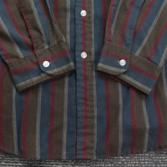Vintage Bristol Blues XL Men's Striped Dress Shirt - Picture 2 of 10